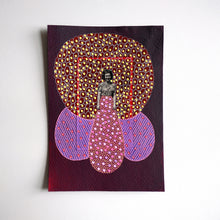 Load image into Gallery viewer, Bordeaux, Yellow And Pink Vintage Art Collage