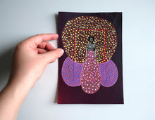 Load image into Gallery viewer, Bordeaux, Yellow And Pink Vintage Art Collage