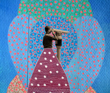 画像をギャラリービューアに読み込む, Boy With Binoculars Art Collage