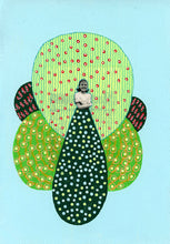 将图片加载到图库查看器,Smiling Vintage Girl Portrait Art Collage