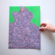 Load image into Gallery viewer, Altered Fashion Portrait Art