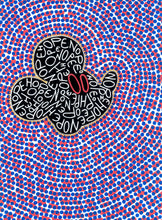 将图片加载到图库查看器,Disney Inspired Mickey Mouse Style Contemporary Art Drawing