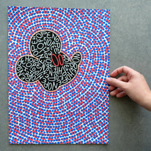 将图片加载到图库查看器,Disney Inspired Mickey Mouse Style Contemporary Art Drawing