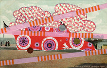 Cargar imagen en el visor de la galería, Handmade Manipulated Vintage Postcard Of Brighton City
