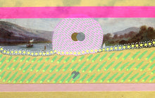 画像をギャラリービューアに読み込む, Vintage Landscape Illustration Postcard Altered By Hand