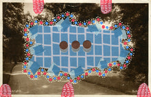 Load image into Gallery viewer, Retro Nature Landscape Postcard Altered By Hand