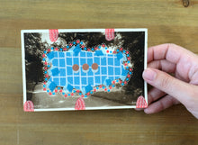 Load image into Gallery viewer, Retro Nature Landscape Postcard Altered By Hand