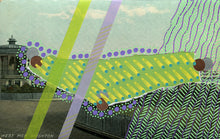 Load image into Gallery viewer, Mixed Media Collage On Retro Postcard Of Brighton