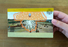 Load image into Gallery viewer, Art Collage On Vintage Postcard Of Lowestoft City