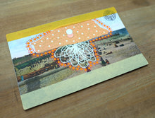 Load image into Gallery viewer, Art Collage On Vintage Postcard Of Lowestoft City