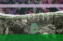 将图片加载到图库查看器,Floral Abstraction Art On Retro Vintage Landscape