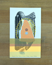 Load image into Gallery viewer, Fine Art Of Manipulated Vintage Postcard Of An Harp