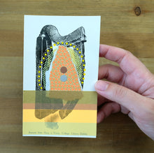 Load image into Gallery viewer, Fine Art Of Manipulated Vintage Postcard Of An Harp
