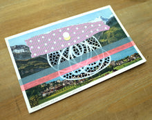 Load image into Gallery viewer, Original Art Collage On Vintage Photo Of Uri Rotstock Mountain
