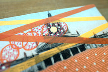 画像をギャラリービューアに読み込む, Original Mixed Media Collage On Vintage Monument Postcard