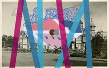 Load image into Gallery viewer, Retro Vintage Cottage View Postcard Art Collage