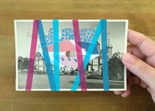 Load image into Gallery viewer, Retro Vintage Cottage View Postcard Art Collage