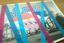 Load image into Gallery viewer, Retro Vintage Cottage View Postcard Art Collage