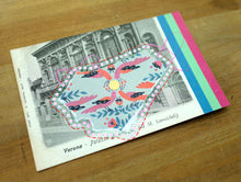 Load image into Gallery viewer, Vintage Verona Bevilacqua Palace Postcard Collage Art