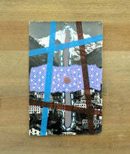 Load image into Gallery viewer, Vintage Mountain View Postcard Altered By Hand