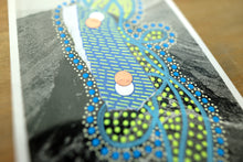 Load image into Gallery viewer, Neon Yellow Turquoise Art Collage