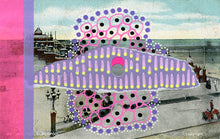 画像をギャラリービューアに読み込む, Vintage Postcard Of Blackpool Victoria Pier Altered By Hand