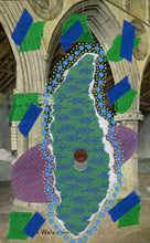 Load image into Gallery viewer, Vintage Postcard Collage Of A Cathedral Altered