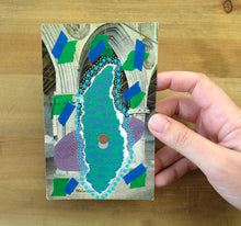 Load image into Gallery viewer, Vintage Postcard Collage Of A Cathedral Altered