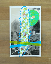 Load image into Gallery viewer, Vintage Cemetery Postcard Art Collage