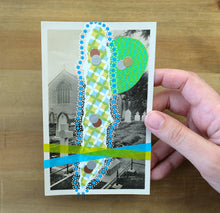 Load image into Gallery viewer, Vintage Cemetery Postcard Art Collage
