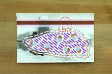 Load image into Gallery viewer, Brown, Pink And Purple Vintage Altered Postcard