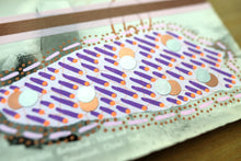 Load image into Gallery viewer, Brown, Pink And Purple Vintage Altered Postcard