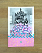 Load image into Gallery viewer, Vintage Church Interiors Postcard Art Collage