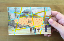 Load image into Gallery viewer, Vintage Postcard Illustration Altered By Hand