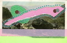 Load image into Gallery viewer, Abstract Art Collage On Vintage Landscape Postcard