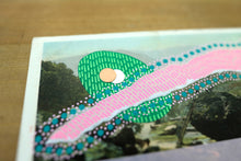 Load image into Gallery viewer, Abstract Art Collage On Vintage Landscape Postcard
