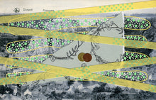 将图片加载到图库查看器,Vintage Dinant Panorama Postcard Art Collage Altered By Hand