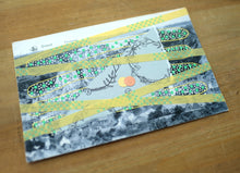 将图片加载到图库查看器,Vintage Dinant Panorama Postcard Art Collage Altered By Hand