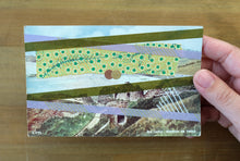 Load image into Gallery viewer, Vintage Postcard Art Collage About Berwick On Tweed'Old Castle Illustration