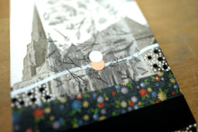 画像をギャラリービューアに読み込む, Abstract Art Collage Composition On Vintage Cathedral Postcard