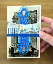 Load image into Gallery viewer, Blue abstract art, original mixed media artwork