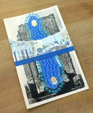 Load image into Gallery viewer, Blue abstract art, original mixed media artwork