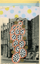 Load image into Gallery viewer, Contemporary Abstract Art Collage On Retro Postcard