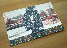 Load image into Gallery viewer, Abstract Collage On Vintage Goteborg Postcard