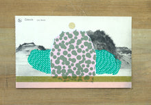 画像をギャラリービューアに読み込む, Rose Pink And Green Organic Abstract Art Collage Composition On Vintage Ostende Postcard