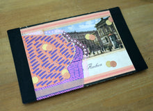 Load image into Gallery viewer, Pink Purple Abstract Art Composition On Retro Postcad