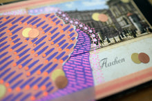 Load image into Gallery viewer, Pink Purple Abstract Art Composition On Retro Postcad