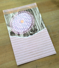 Load image into Gallery viewer, Romantic Style Mixed Media Collage Art On Vintage Postcard