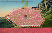 Load image into Gallery viewer, Gold, Orange And Red Collage On Vintage Sudtirol Postcard