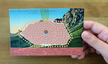 Load image into Gallery viewer, Gold, Orange And Red Collage On Vintage Sudtirol Postcard
